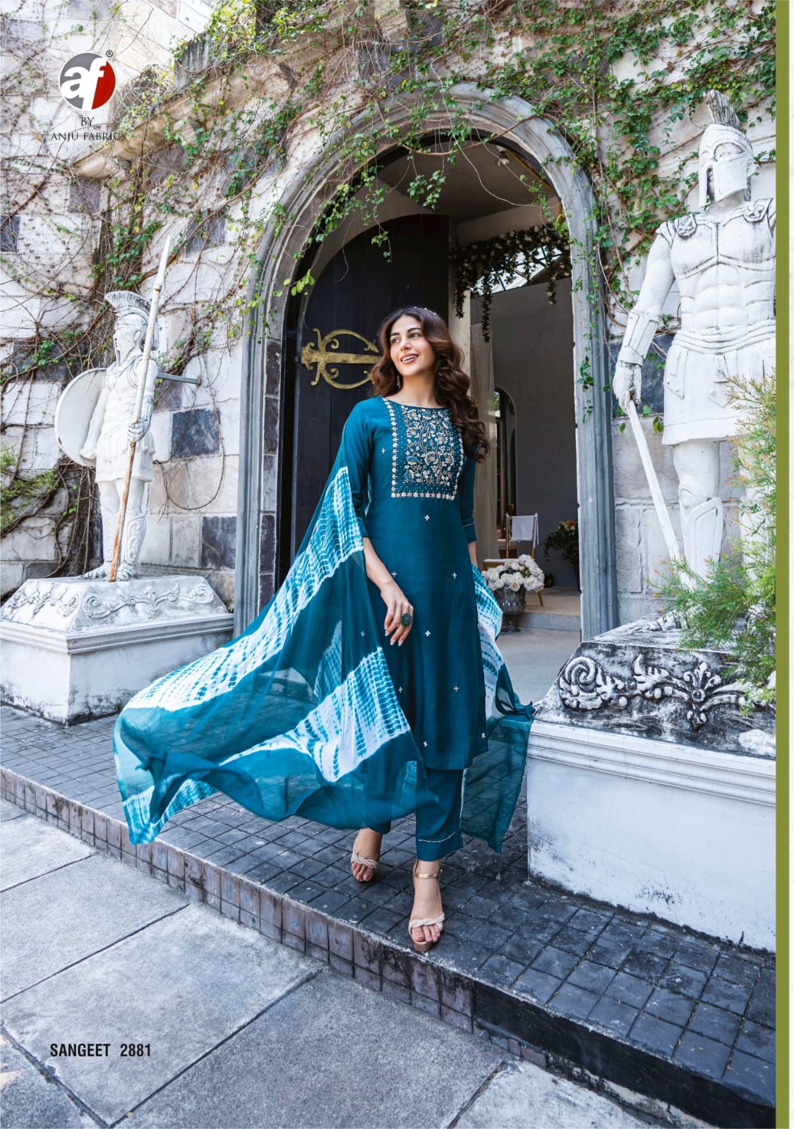 Sangeet Vol 3 By Af Viscose Modal Designer Kurti With Bottom Dupatta Wholesale Clothing Suppliers In India